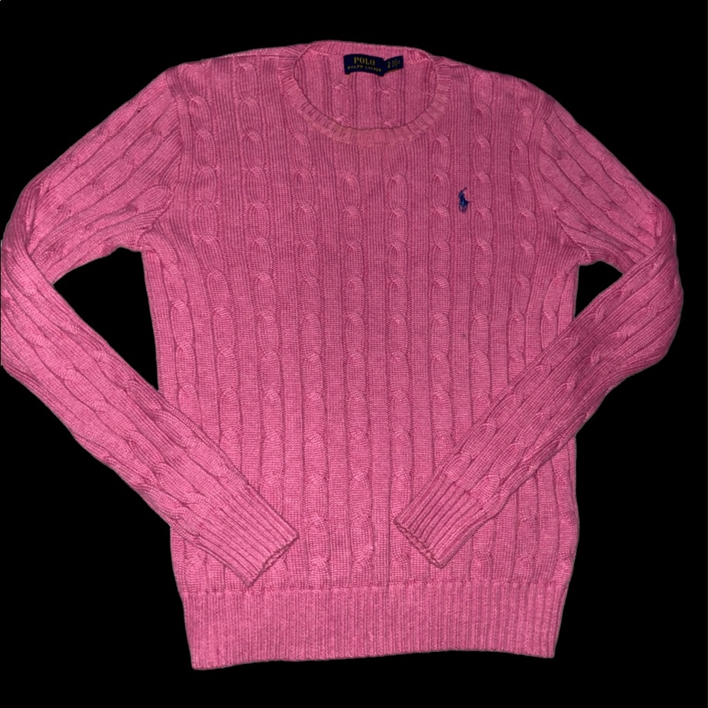 Polo cable knit